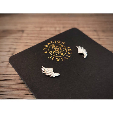 Silver Wings Stud Earrings-Nook & Cranny Gift Store-2019 National Gift Store Of The Year-Ireland-Gift Shop