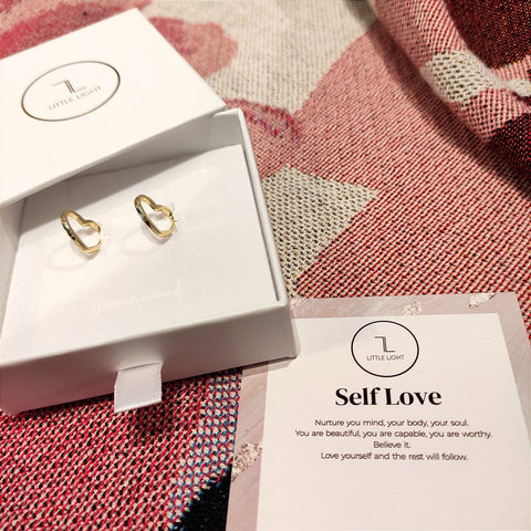 'Self Love' Earrings & Poem-Nook & Cranny Gift Store-2019 National Gift Store Of The Year-Ireland-Gift Shop