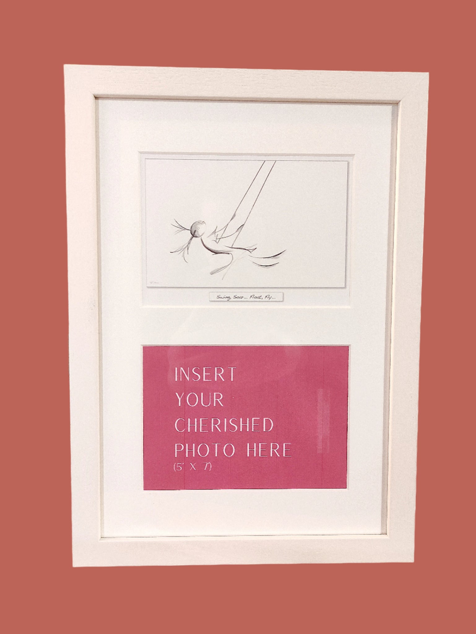 Rita Oates Double Image Photo Frame - Personalize Your Display (Swing Soar)-Nook & Cranny Gift Store-2019 National Gift Store Of The Year-Ireland-Gift Shop