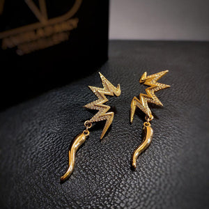 Gold Wings Earrings-Nook & Cranny Gift Store-2019 National Gift Store Of The Year-Ireland-Gift Shop