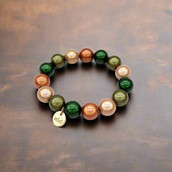 Shades of Earth - Beaded Expandable Bracelet-Nook & Cranny Gift Store-2019 National Gift Store Of The Year-Ireland-Gift Shop