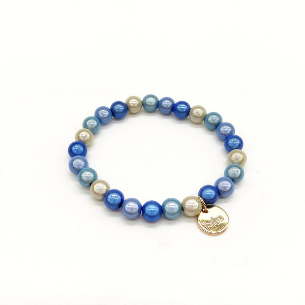 A piece of happiness - Beaded Expandable Bracelet (Small Beads)-Nook & Cranny Gift Store-2019 National Gift Store Of The Year-Ireland-Gift Shop