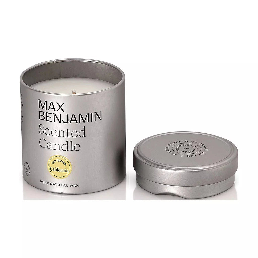 Sun Sparkle California Discovery Tin Candle by Max Benjamin-Nook & Cranny Gift Store-2019 National Gift Store Of The Year-Ireland-Gift Shop