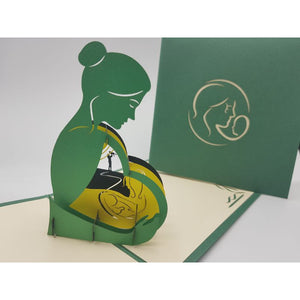 3d Pop up Card - Becoming a Mum-Nook & Cranny Gift Store-2019 National Gift Store Of The Year-Ireland-Gift Shop