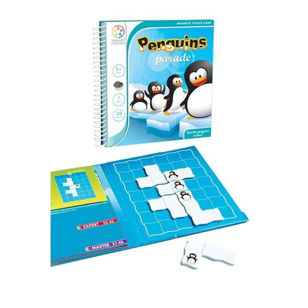 IQ Games - Penguins Parade (Magnetic travel game)-Nook & Cranny Gift Store-2019 National Gift Store Of The Year-Ireland-Gift Shop