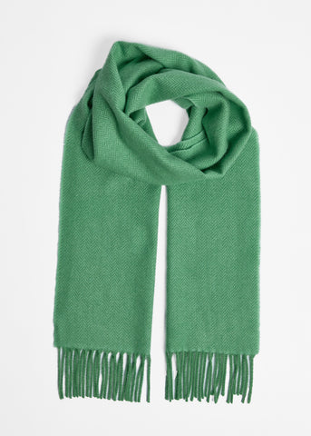 100% Lambswool Scarf by Foxford - Bright Green-Nook & Cranny Gift Store-2019 National Gift Store Of The Year-Ireland-Gift Shop