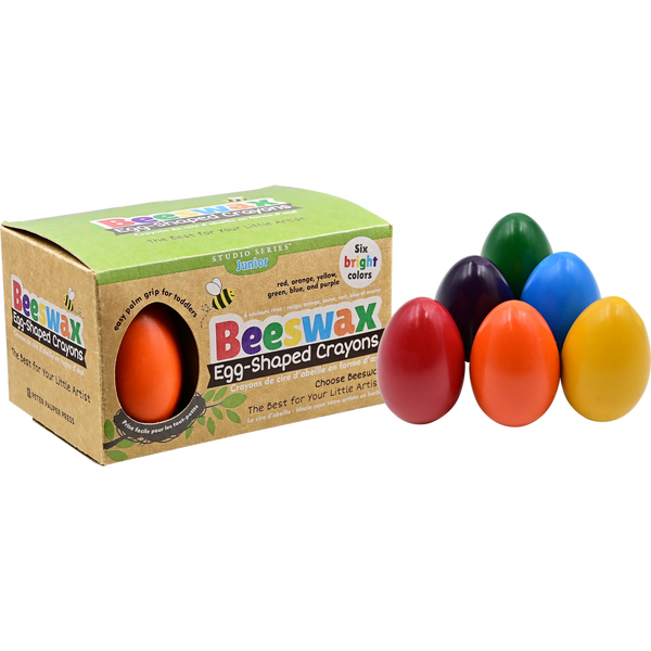 Studio Series Junior Beeswax Egg-Shaped Crayons-Nook & Cranny Gift Store-2019 National Gift Store Of The Year-Ireland-Gift Shop