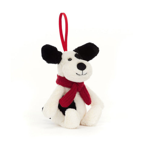 Bashful Puppy Hanging Decoration by Jellycat-Nook & Cranny Gift Store-2019 National Gift Store Of The Year-Ireland-Gift Shop