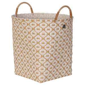 Ivy & Rose Storage Basket with Ecru Pattern-Nook & Cranny Gift Store-2019 National Gift Store Of The Year-Ireland-Gift Shop