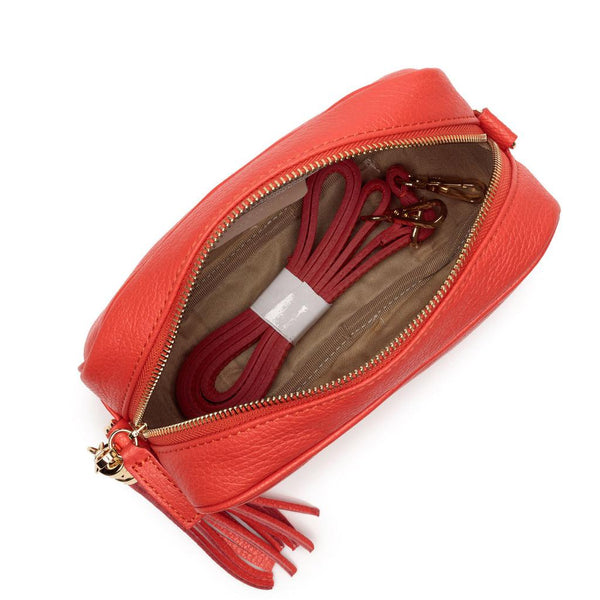 Elie Beaumont Cross Body Italian Leather Bag - (Coral)-Nook & Cranny Gift Store-2019 National Gift Store Of The Year-Ireland-Gift Shop