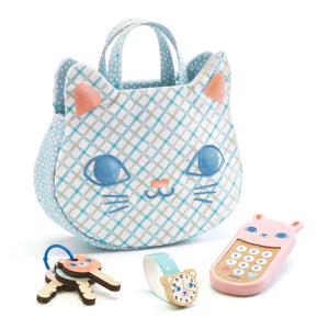 Imitation Bag with Accessories Cat Head Nook Cranny