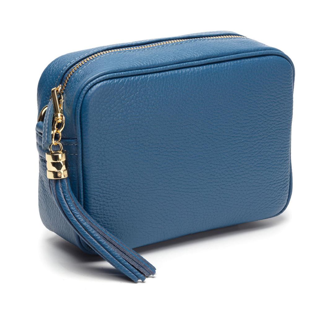 Elie Beaumont Italian Crossbody Leather Bag - (Denim Blue)-Nook & Cranny Gift Store-2019 National Gift Store Of The Year-Ireland-Gift Shop