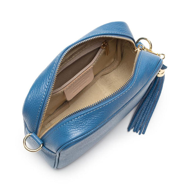 Elie Beaumont Italian Crossbody Leather Bag - (Denim Blue)-Nook & Cranny Gift Store-2019 National Gift Store Of The Year-Ireland-Gift Shop