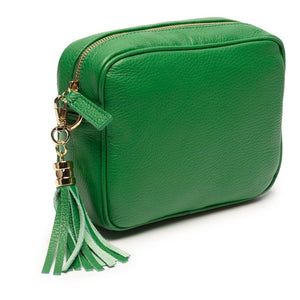 Elie Beaumont Cross Body Italian Leather Bag - (Bright Green Emerald)-Nook & Cranny Gift Store-2019 National Gift Store Of The Year-Ireland-Gift Shop