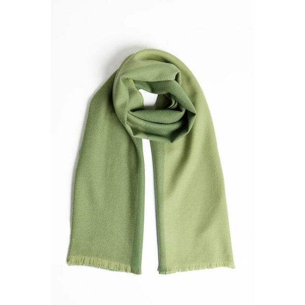 Giant Merino Foxford Scarf - Green Stripe-Nook & Cranny Gift Store-2019 National Gift Store Of The Year-Ireland-Gift Shop