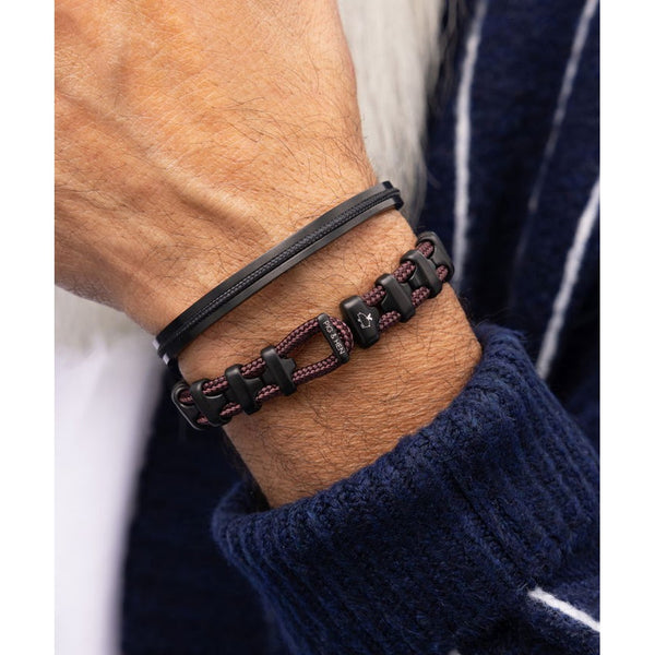 'Bold Bob' Bracelet - Mahogany / Black-Nook & Cranny Gift Store-2019 National Gift Store Of The Year-Ireland-Gift Shop