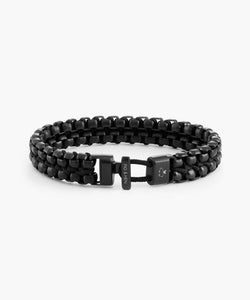 Catena Venetian Double Rope Bracelet - Black/Black-Nook & Cranny Gift Store-2019 National Gift Store Of The Year-Ireland-Gift Shop