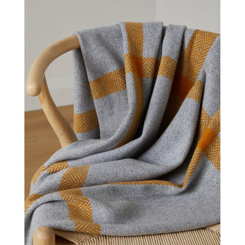 Foxford Cashmere & Lambswool Throw - Derek-Nook & Cranny Gift Store-2019 National Gift Store Of The Year-Ireland-Gift Shop