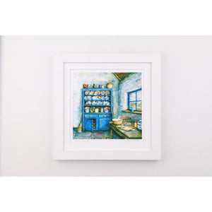 'Home Comforts' - Irish Framed Print-Nook & Cranny Gift Store-2019 National Gift Store Of The Year-Ireland-Gift Shop