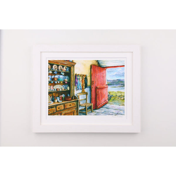 'Welcome Home' - Irish Framed Print-Nook & Cranny Gift Store-2019 National Gift Store Of The Year-Ireland-Gift Shop