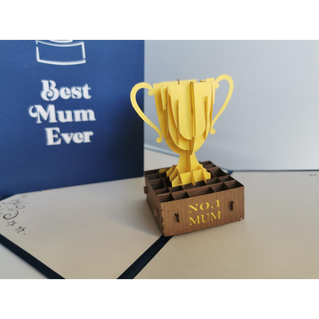 3d Pop up Card - Best Mum Ever-Nook & Cranny Gift Store-2019 National Gift Store Of The Year-Ireland-Gift Shop