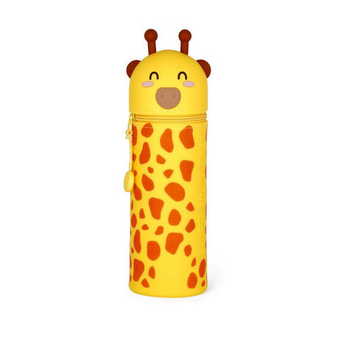 2-In 1 Silicon Pencil Case - Giraffe-Nook & Cranny Gift Store-2019 National Gift Store Of The Year-Ireland-Gift Shop