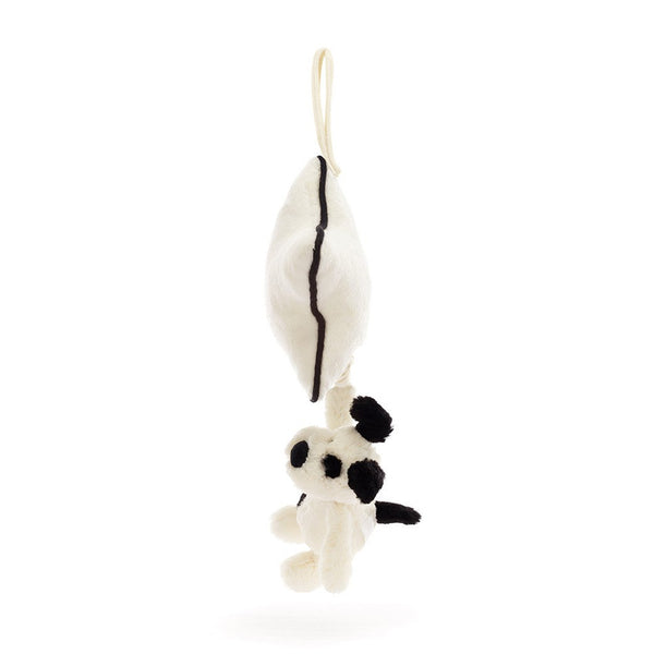 Bashful Black & Cream Puppy Musical Pull - by Jellycat-Nook & Cranny Gift Store-2019 National Gift Store Of The Year-Ireland-Gift Shop