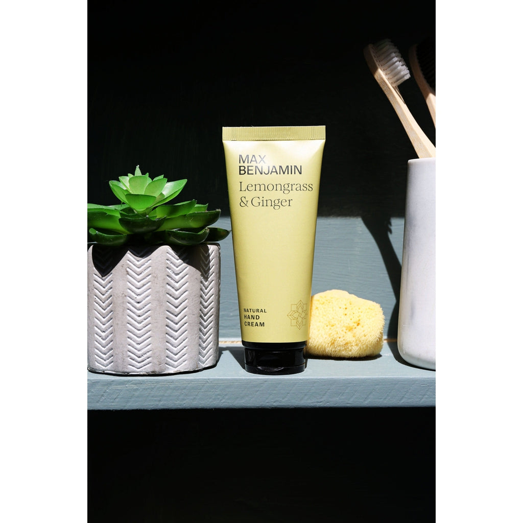 Max Benjamin - Luxury Hand Cream (Lemongrass & Ginger)-Nook & Cranny Gift Store-2019 National Gift Store Of The Year-Ireland-Gift Shop