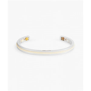 Navarch Bangle Bracelet - White / Silver-Nook & Cranny Gift Store-2019 National Gift Store Of The Year-Ireland-Gift Shop