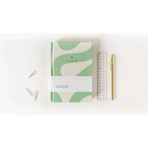 One line a day - Journal (Mint)-Nook & Cranny Gift Store-2019 National Gift Store Of The Year-Ireland-Gift Shop