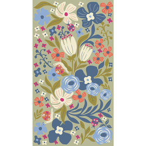 Garden Friends in Wild Flower Print Scarf-Nook & Cranny Gift Store-2019 National Gift Store Of The Year-Ireland-Gift Shop