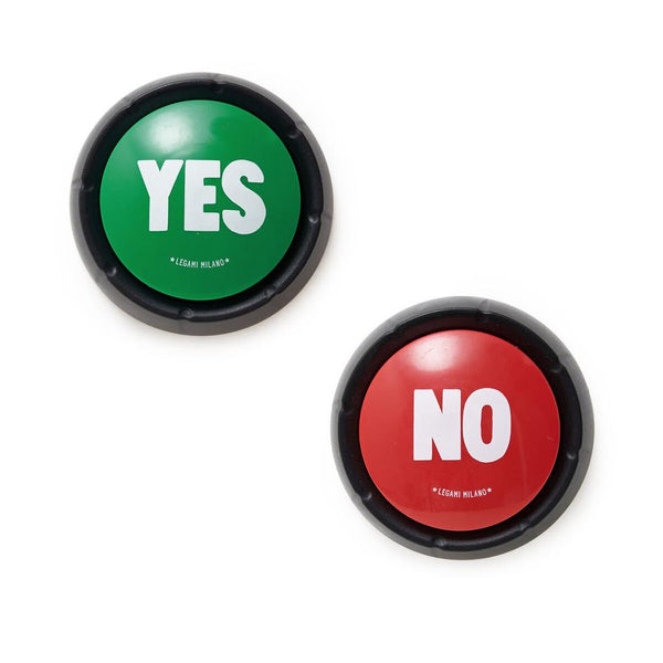 YES & NO - Set of Two Sound Buttons-Nook & Cranny Gift Store-2019 National Gift Store Of The Year-Ireland-Gift Shop