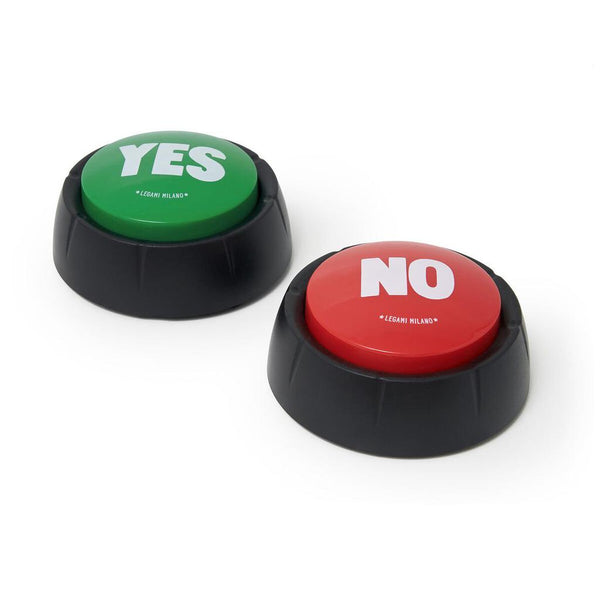 YES & NO - Set of Two Sound Buttons-Nook & Cranny Gift Store-2019 National Gift Store Of The Year-Ireland-Gift Shop