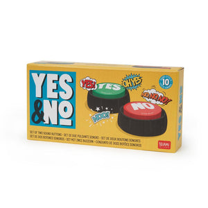 YES & NO - Set of Two Sound Buttons-Nook & Cranny Gift Store-2019 National Gift Store Of The Year-Ireland-Gift Shop