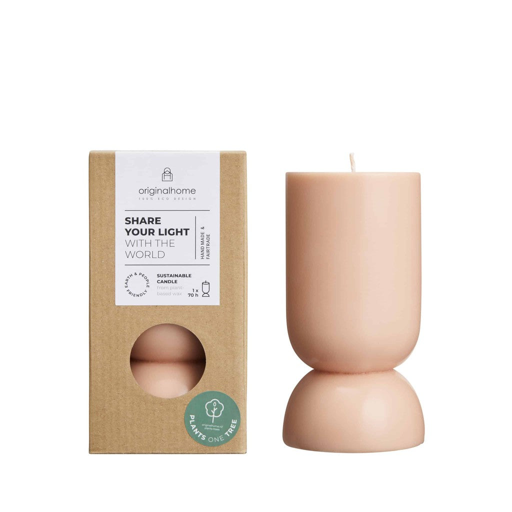 Organic Candle - Peach-Nook & Cranny Gift Store-2019 National Gift Store Of The Year-Ireland-Gift Shop