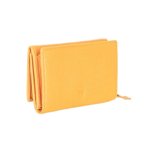 Ladies Triple Fold Wrap Wallet (Mustard) - Irish Soft Leather-Nook & Cranny Gift Store-2019 National Gift Store Of The Year-Ireland-Gift Shop