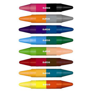 2 in 1 Wax Crayons by Djeco-Nook & Cranny Gift Store-2019 National Gift Store Of The Year-Ireland-Gift Shop