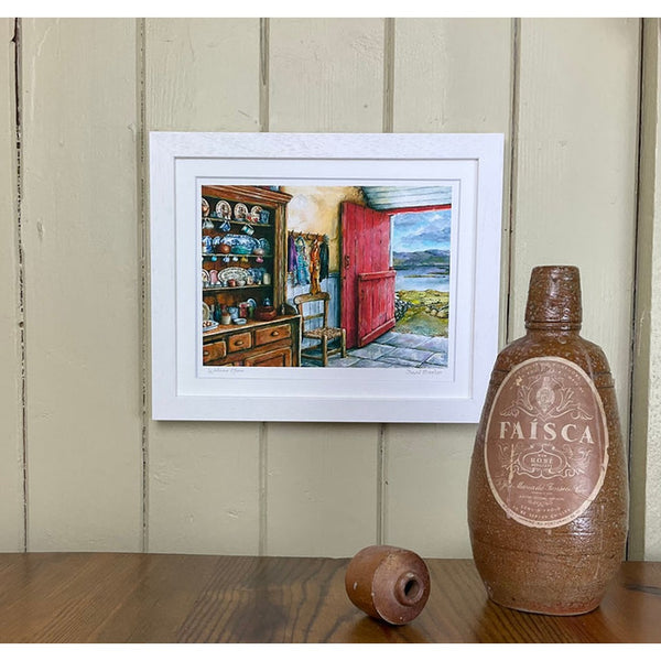 'Welcome Home' - Irish Framed Print-Nook & Cranny Gift Store-2019 National Gift Store Of The Year-Ireland-Gift Shop