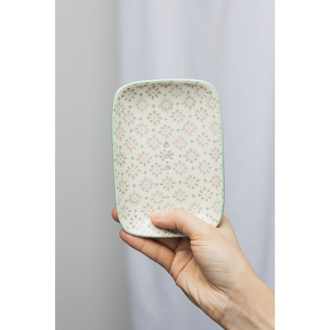 Ceramic Soap Dish - Light Green-Nook & Cranny Gift Store-2019 National Gift Store Of The Year-Ireland-Gift Shop