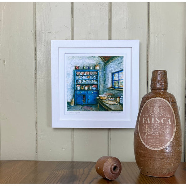 'Home Comforts' - Irish Framed Print-Nook & Cranny Gift Store-2019 National Gift Store Of The Year-Ireland-Gift Shop