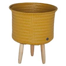 Mid height planter basket - on cinnamon wood legs-Nook & Cranny Gift Store-2019 National Gift Store Of The Year-Ireland-Gift Shop