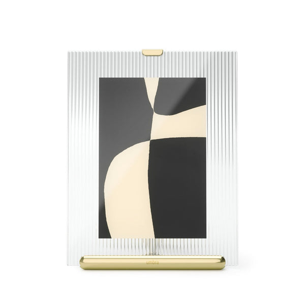 Elegant Flute Picture Frame - Brass-Nook & Cranny Gift Store-2019 National Gift Store Of The Year-Ireland-Gift Shop