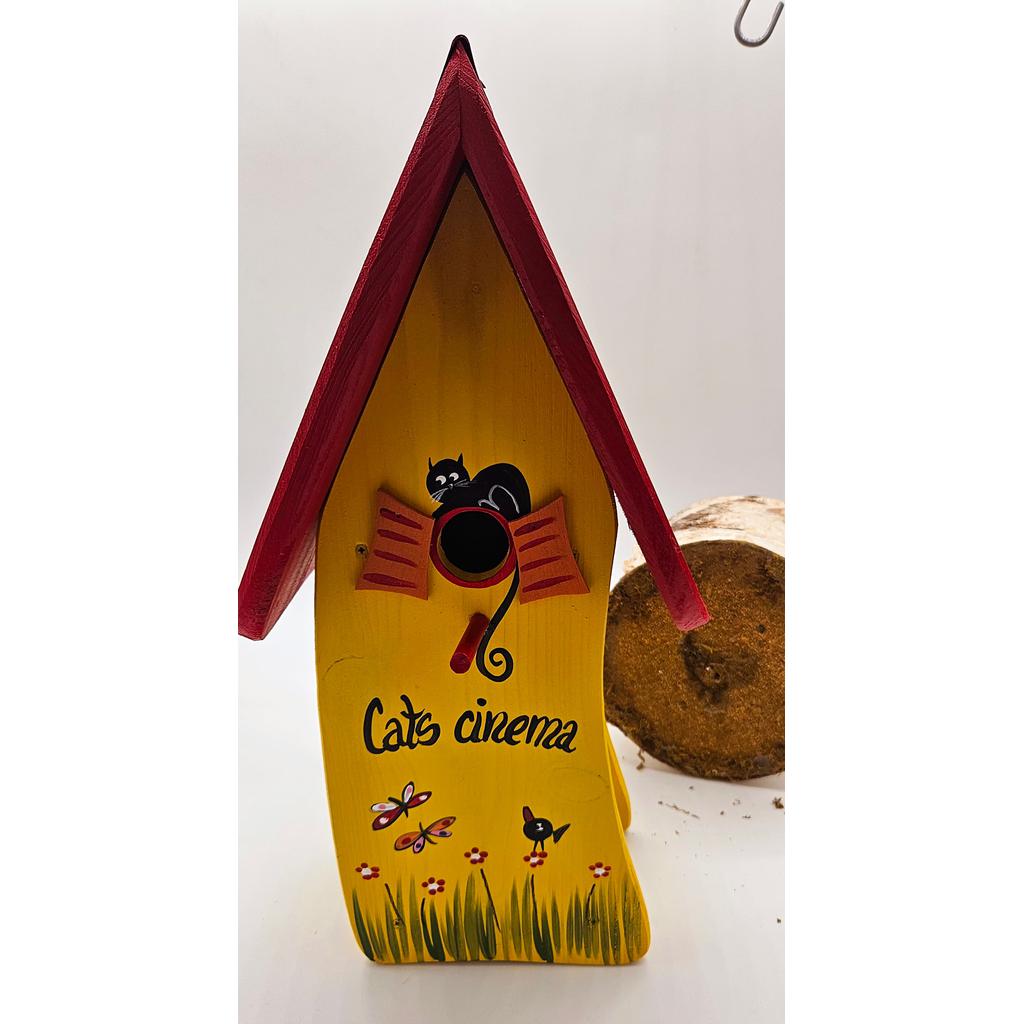 Bird Feeder & Nesting Tower - "Cat Cinema"-Nook & Cranny Gift Store-2019 National Gift Store Of The Year-Ireland-Gift Shop