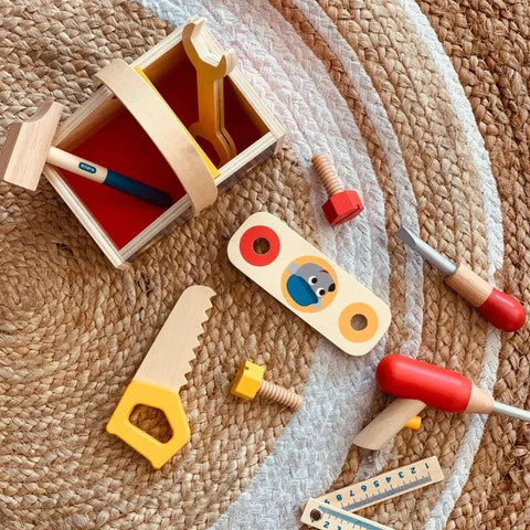 Minibrico, The Wooden Tool Kit by Djeco-Nook & Cranny Gift Store-2019 National Gift Store Of The Year-Ireland-Gift Shop