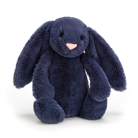 Bashful Navy Bunny by Jellycat - Medium-Nook & Cranny Gift Store-2019 National Gift Store Of The Year-Ireland-Gift Shop