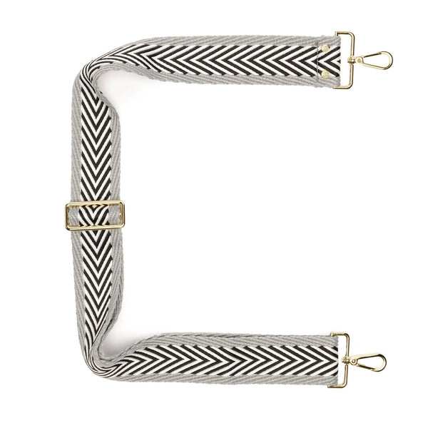 Grey Chevron Strap for Crossbody Bag-Nook & Cranny Gift Store-2019 National Gift Store Of The Year-Ireland-Gift Shop