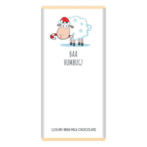 BAA Humbug - 90g Luxury Irish Milk Chocolate Bar (Christmas)-Nook & Cranny Gift Store-2019 National Gift Store Of The Year-Ireland-Gift Shop