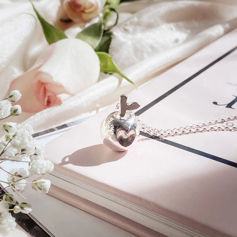 Love Bite Sterling Silver Necklace - Made in Laois-Nook & Cranny Gift Store-2019 National Gift Store Of The Year-Ireland-Gift Shop