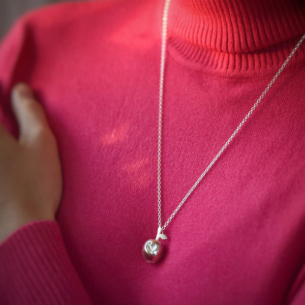 Love Bite Sterling Silver Necklace - Made in Laois-Nook & Cranny Gift Store-2019 National Gift Store Of The Year-Ireland-Gift Shop