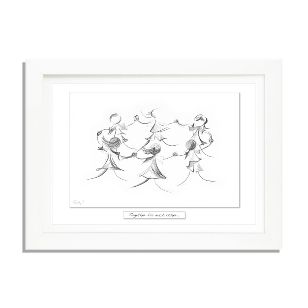 Together - Framed Irish Art Print-Nook & Cranny Gift Store-2019 National Gift Store Of The Year-Ireland-Gift Shop